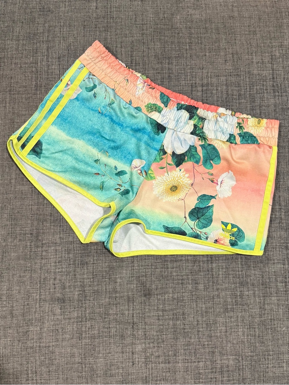 adidas X Farm Rio Floralina Brazilian Sunset Athletic Shorts